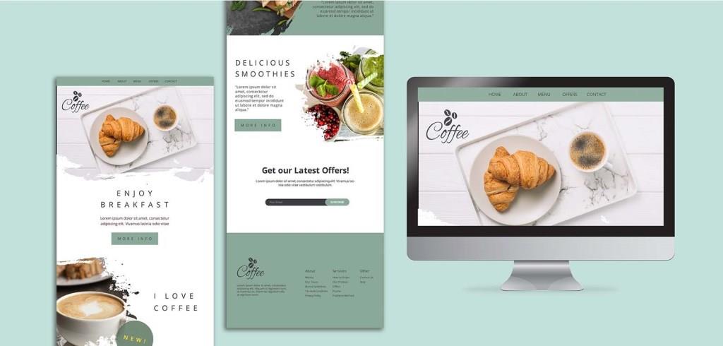 Food Industry Website Designs