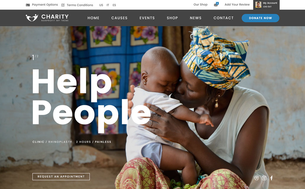 Non-Profit Website Designs