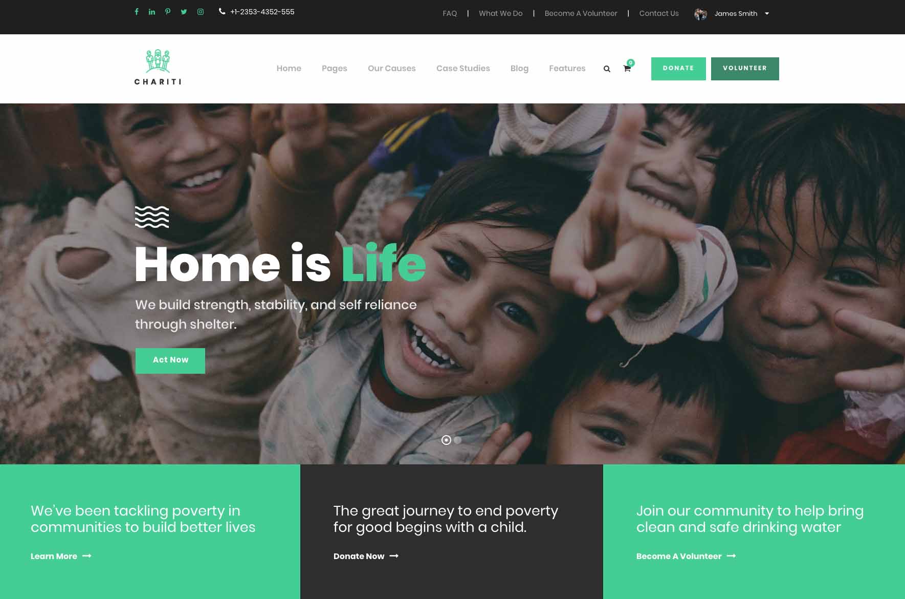 Non-Profit Website Designs